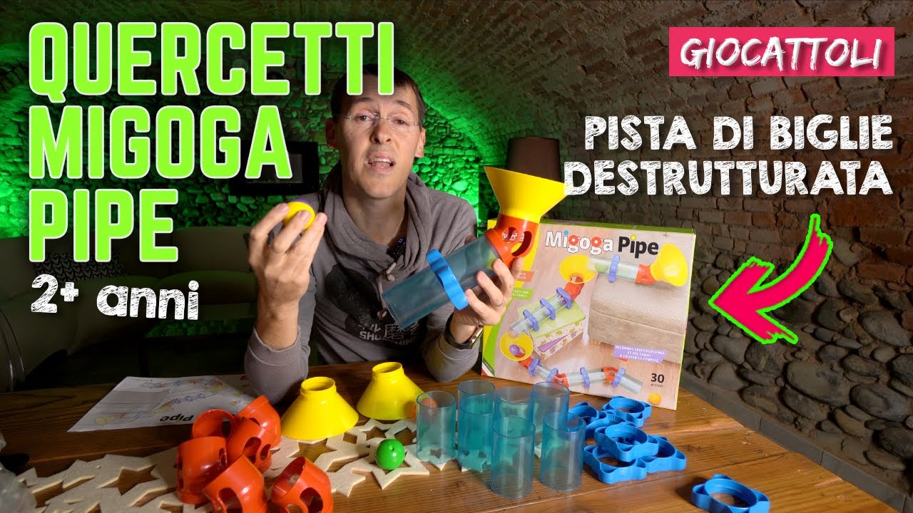 Super Set Pista Per Biglie Luminose – Con Biglie Che Brillano Al Buio, Anti-crollo, STEM Per Bambini 4-12 Anni