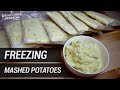 La meilleure faon de congeler de la pure de pommes de terre ajouter du beurre et de la crme avant ou aprs