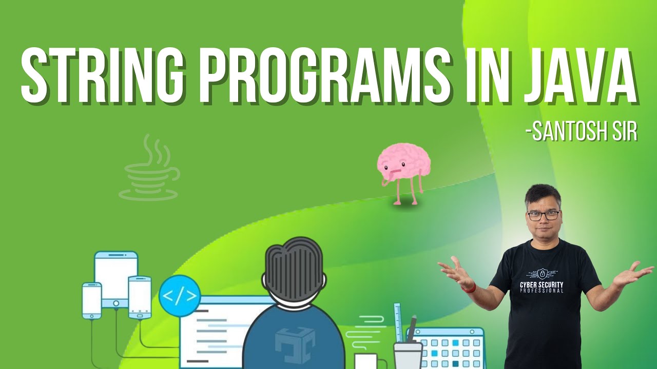 String Program in Java for ICSE & ISC Computer Science | Dr. Santosh ...