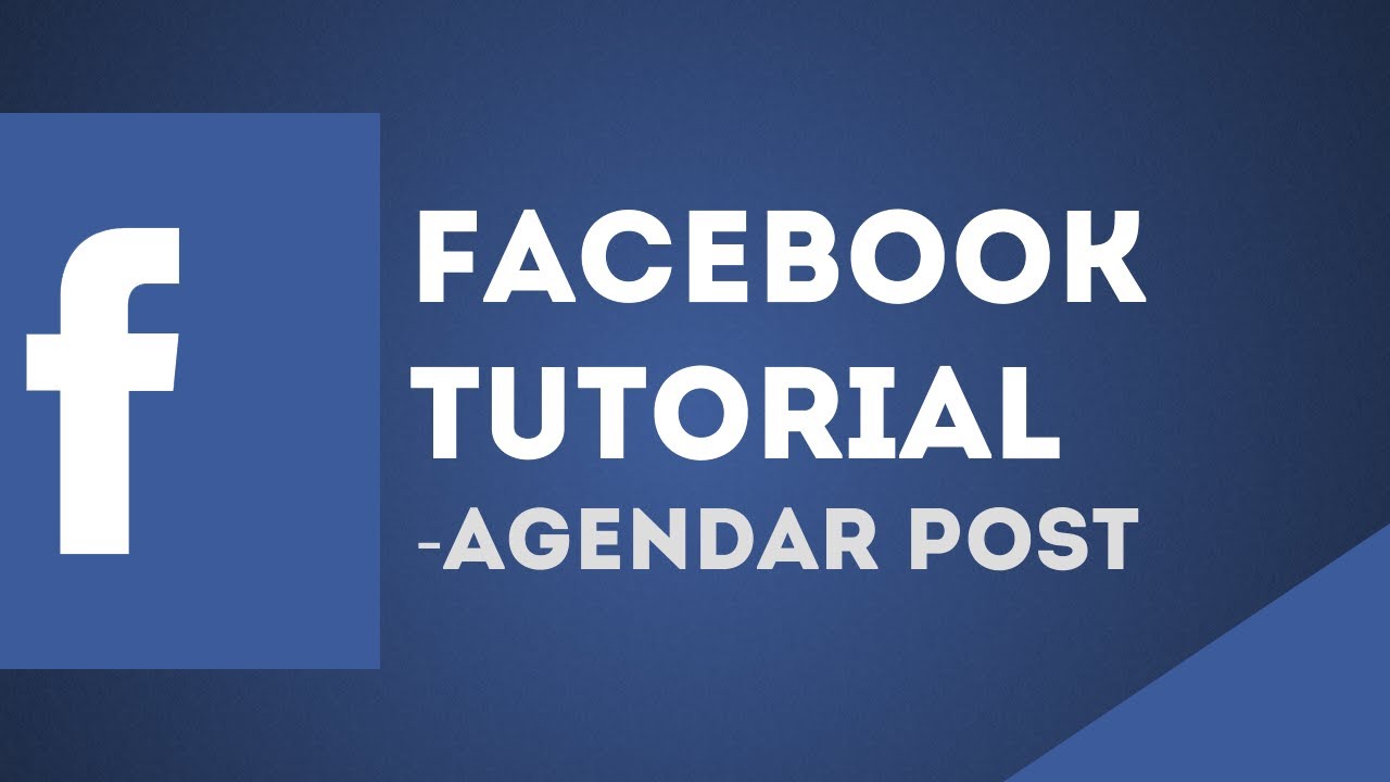Como agendar um post no Facebook By crvtecs PT [BR] YouTube