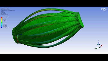 Segmented soft robot ANSYS Analysis Hyperelastic