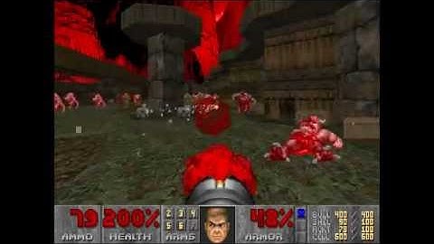 Doom 2 Gridlock Level 22 UV with 99.5% in 25:27 (All too easy)