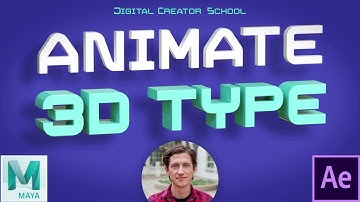 [TRAILER] Animate 3D Type in Autodesk Maya