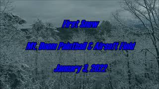 Snow On Mt Doom Paintball Field 2022