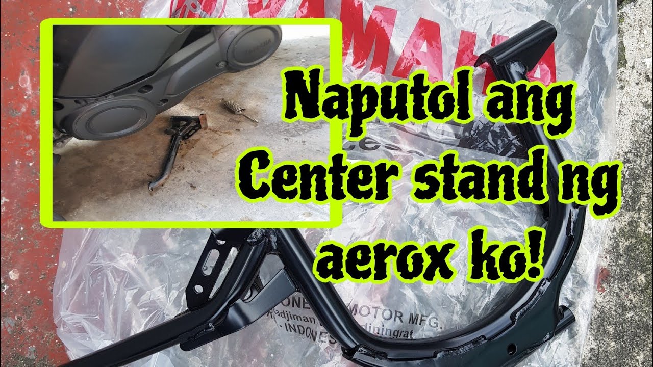 How to remove Yamaha aerox center stand? / Paano Alisin ang center ...