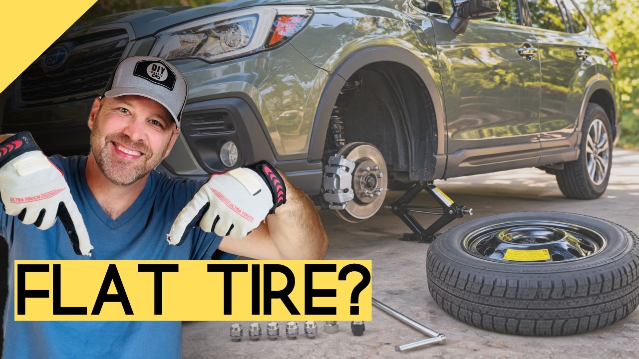 How to Change a Tire on a Subaru Forester | Jack, Spare Tire & Lug Nuts