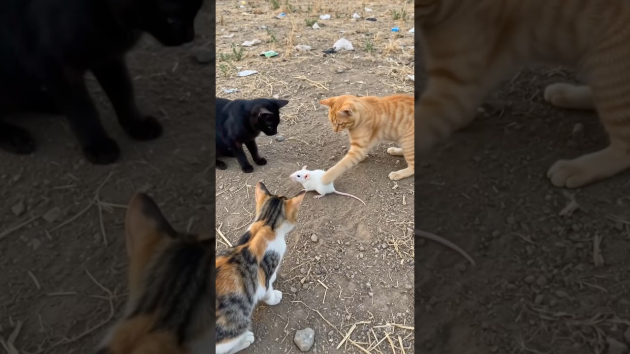 छोटू को मिला नया दोस्त 😱😨|| #shortsfeed #funny #vikassir #school #pets #cute #rat #cats