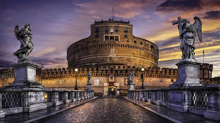 MAUSOLEO DE ADRIANO Y CASTILLO DE ROMA SANT ANGELO...