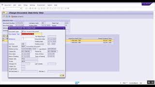 FB02 Change GL Document