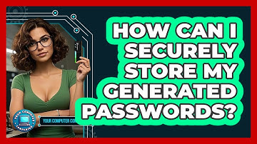 How Can I Securely Store My Generated Passwords?