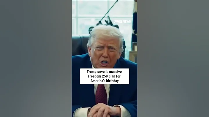Trump unveils massive Freedom 250 plan for America's birthday #shorts #us #trump #america250