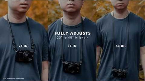 Lightweight Adjustable Paracord Camera Strap