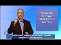 ASL: Individual Taxpayer Identification Number (ITIN) (Captions & Audio)