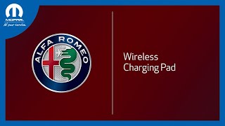 Wireless Charging Pad | How To | 2022 Alfa Romeo Giulia & Stelvio