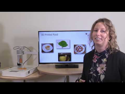 Food Innovation Talk on 3D printed foods