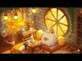 Autumn Window Moments with Lofi Cat ☀️📖 Lofi Ambience for Peaceful Study & Warm Coffee