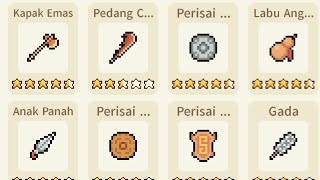 Equipment/Item hari pertama untuk Rank di Game Ninety thousand acres