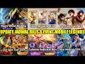 JADWAL RILIS 6 EVENT TERBARU MOBILE LEGENDS! COLLECTOR XAVIER, STARLIGHT FEST, AOT, MAGIC WHEEL