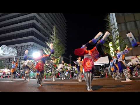 37 夢源風人 安濃津よさこい2018 津中央郵便局前会場