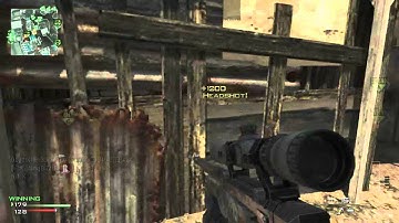 COD MW3 quick scope 22 - Village (Grim headshot)