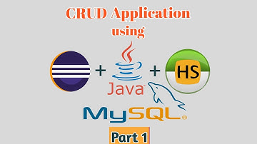 Crud Application with Java Swing Part 1