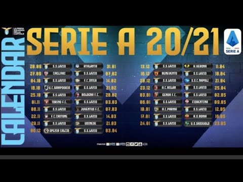 Календарь серии а 2025 25