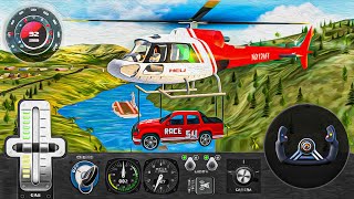 Сar Driving Simulator Helicopter HFPS - Airplane Flight Pilot Simulator - Best Android GamePlay #3 screenshot 3