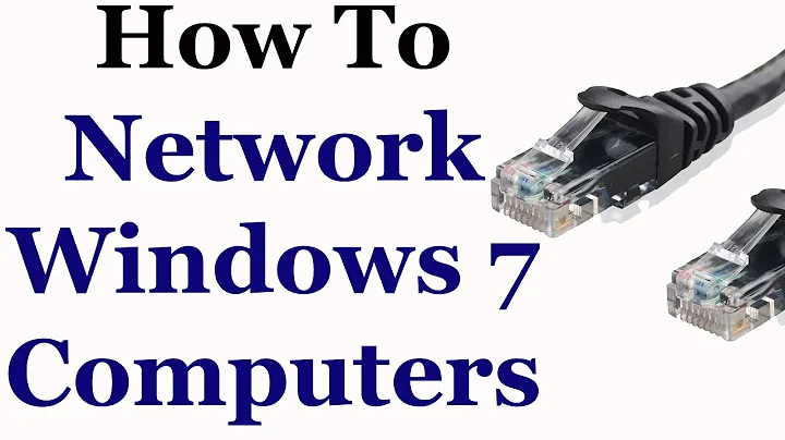 Windows 7 Tutorial - How To Network 2 or More Computers In Windows 7