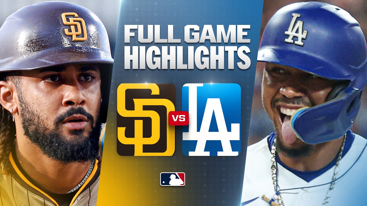 [MLB] 샌디에이고 파드리스 0 : 7 로스앤젤레스 다저스 경기 결과·하이라이트