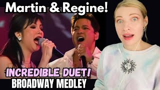 Vocal Coach Reacts: Martin Nievera & Regine Velasquez - Broadway Musical Medley - In Depth Analysis!