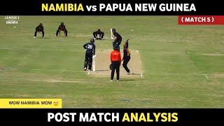 PNG vs Namibia | Post Match Analysis | CWCL2 Round 16 Match 5