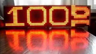 Rolling numbers on LED matrix - ATMEGA