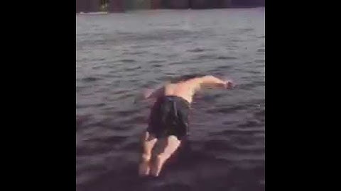 Midget Diving in the River