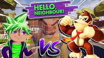 CHIPMUNK vs DONKEY KONG | Hello Neighbor Mod