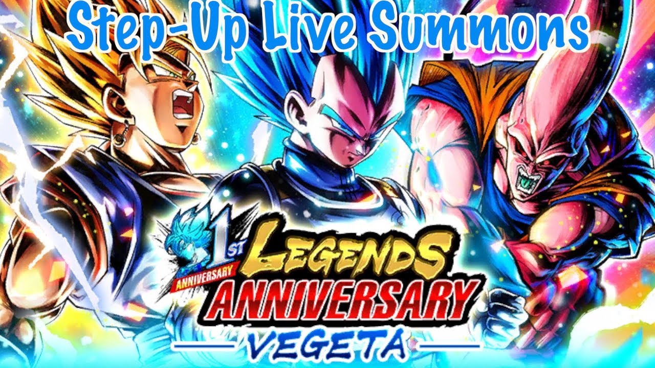 LEGENDS 1ST YEAR ANNIVERSARY LIVE SUMMONS ! | DRAGON BALL LEGENDS - YouTube