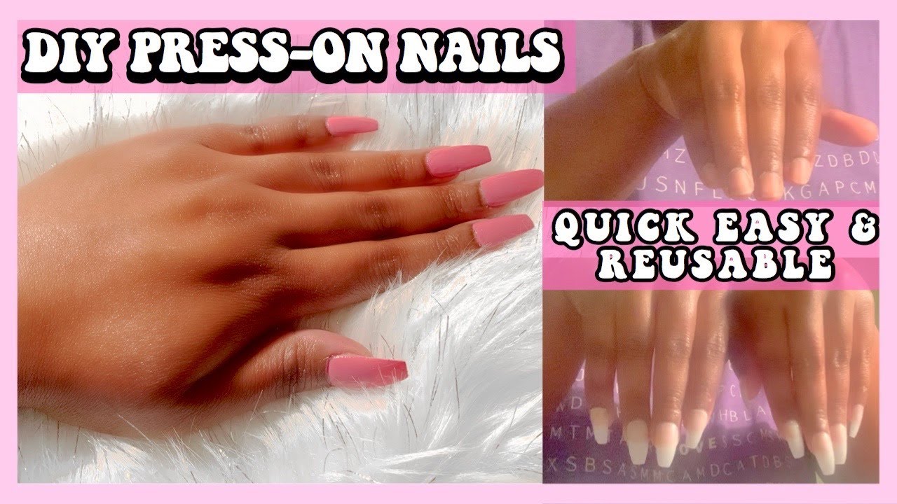 PRESS ON NAILS|Top Tips to GET SALON RESULTS AT HOME| EASY DIY - YouTube