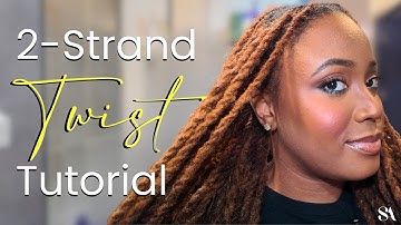 No Retwist Loc Style | Easy 2-Strand Twists Tutorial for Locs