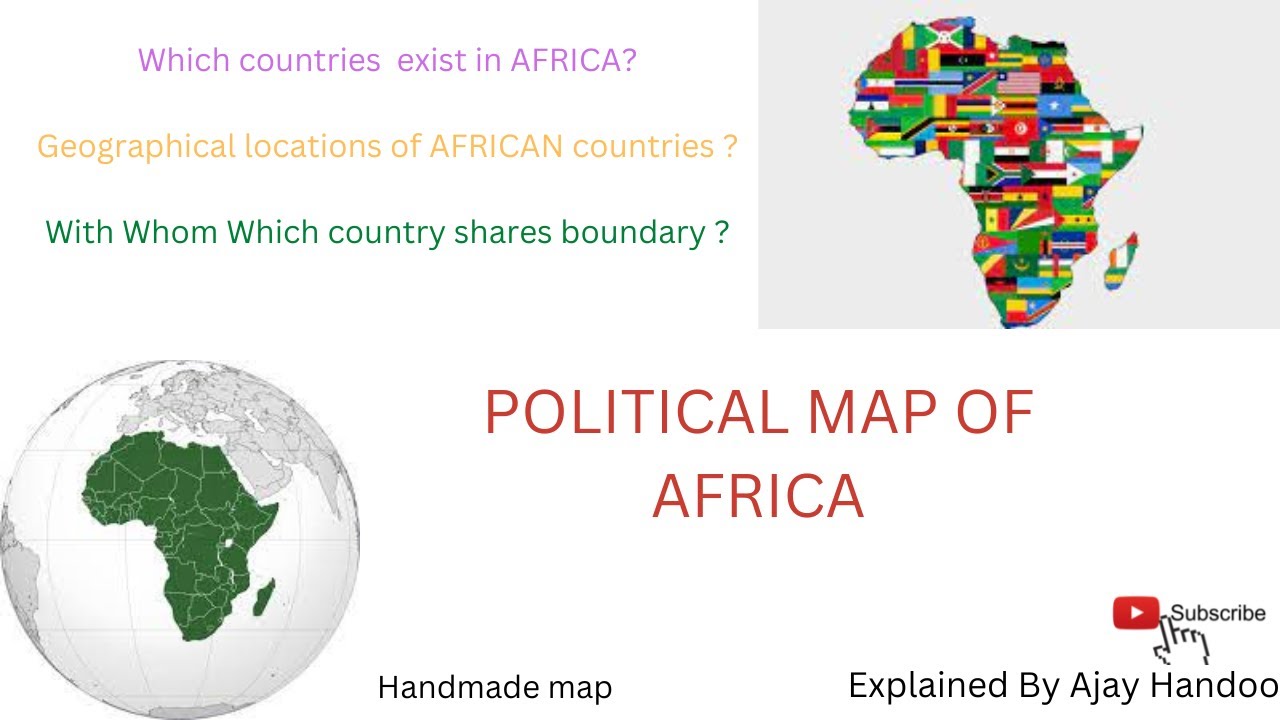 Africa Map , Political Map of Africa ( Explained in one video ) YouTube