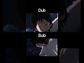 Shizuka despair dub vs sub #anime#takopisoriginalsin#shorts#subvsdub#animeshorts#fyp