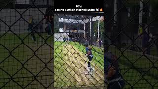 POV: You’re facing Prime Mitchell Starc🔥☠️| #mitchellstarc #cricket #ashes #australia#pov#gopro#ipl