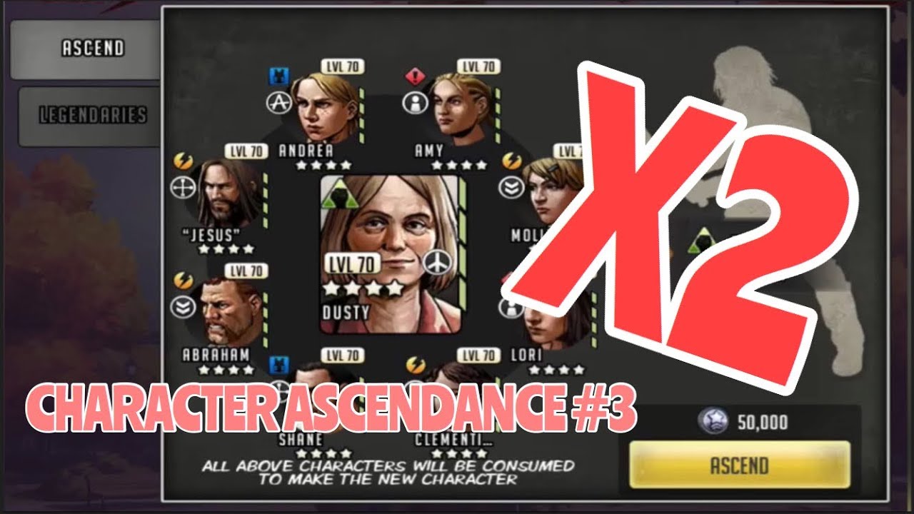Walking Dead Road To Survival Character Upgrade