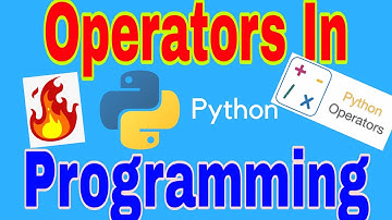 Operators In Python || Python Tutorial #5 || Tutor Sushant || #PythonProgramming #Operators