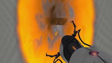 crushed between two portals