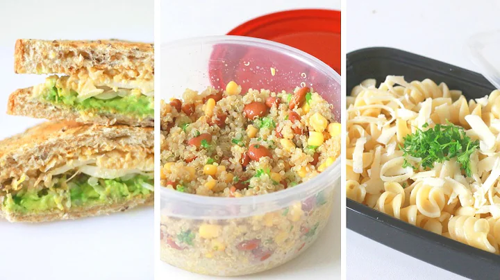 Healthy & Easy Lunches // For School Or Work