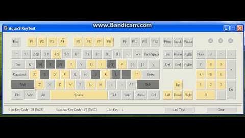 Leopold FC500R Keyboard (USB): N-Key rollover test