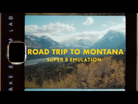 Road Trip to Montana on Fake 8 Film || super 8 emulation