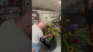 Casket spray for a Cattle rancher