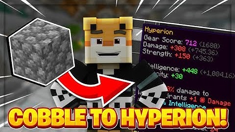 Mining from NOTHING to a Hyperion!! -- Hypixel Skyblock