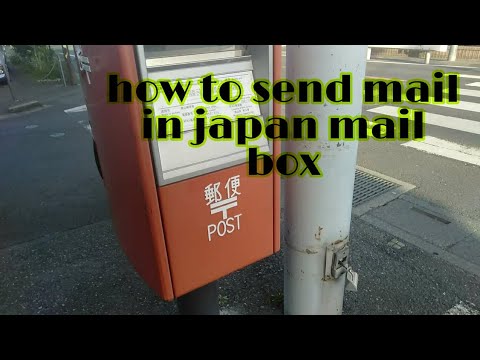 How To Send Mail In Japan Mail Box/in A 2 Easy Step#shortvid