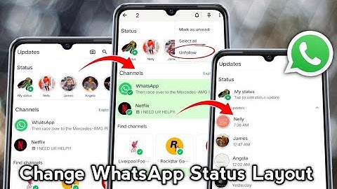 How to Change WhatsApp Status Layout 2024 | Change WhatsApp Status back to the Vertical Old Style